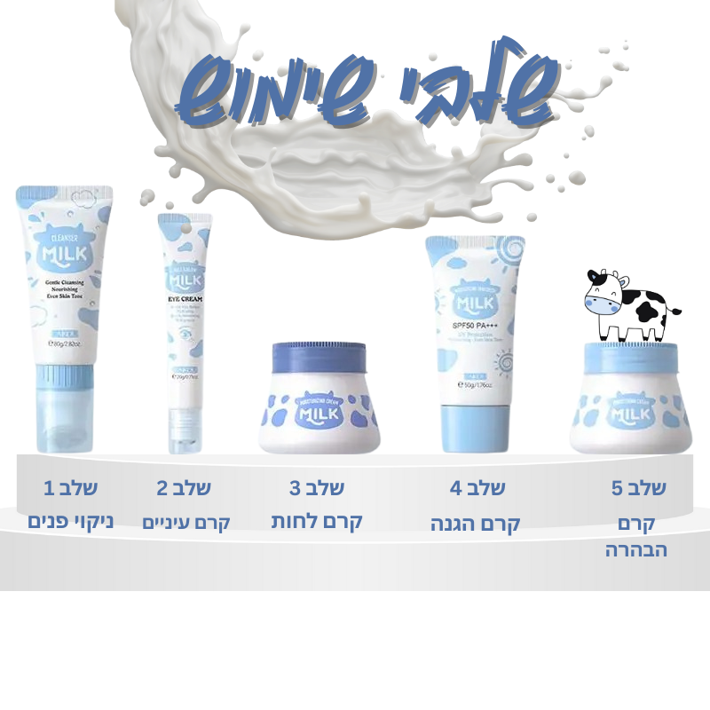 Milk skin שגרת יופי קלה – תוצאה גדולה